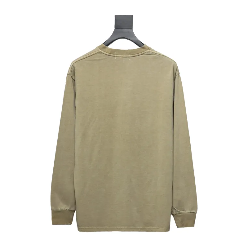 BAPE 24SS ape head small logo embroidered long-sleeve T-shirt 1902