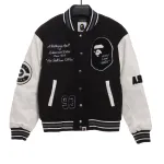 BAPE ape head towel embroidered baseball jacket 1901