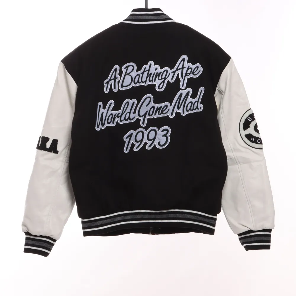 BAPE ape head towel embroidered baseball jacket 1901