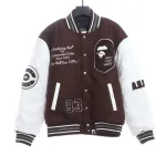 BAPE ape head towel embroidered baseball jacket 1902