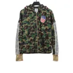BAPE clover joint black camouflage shark jacket 1901