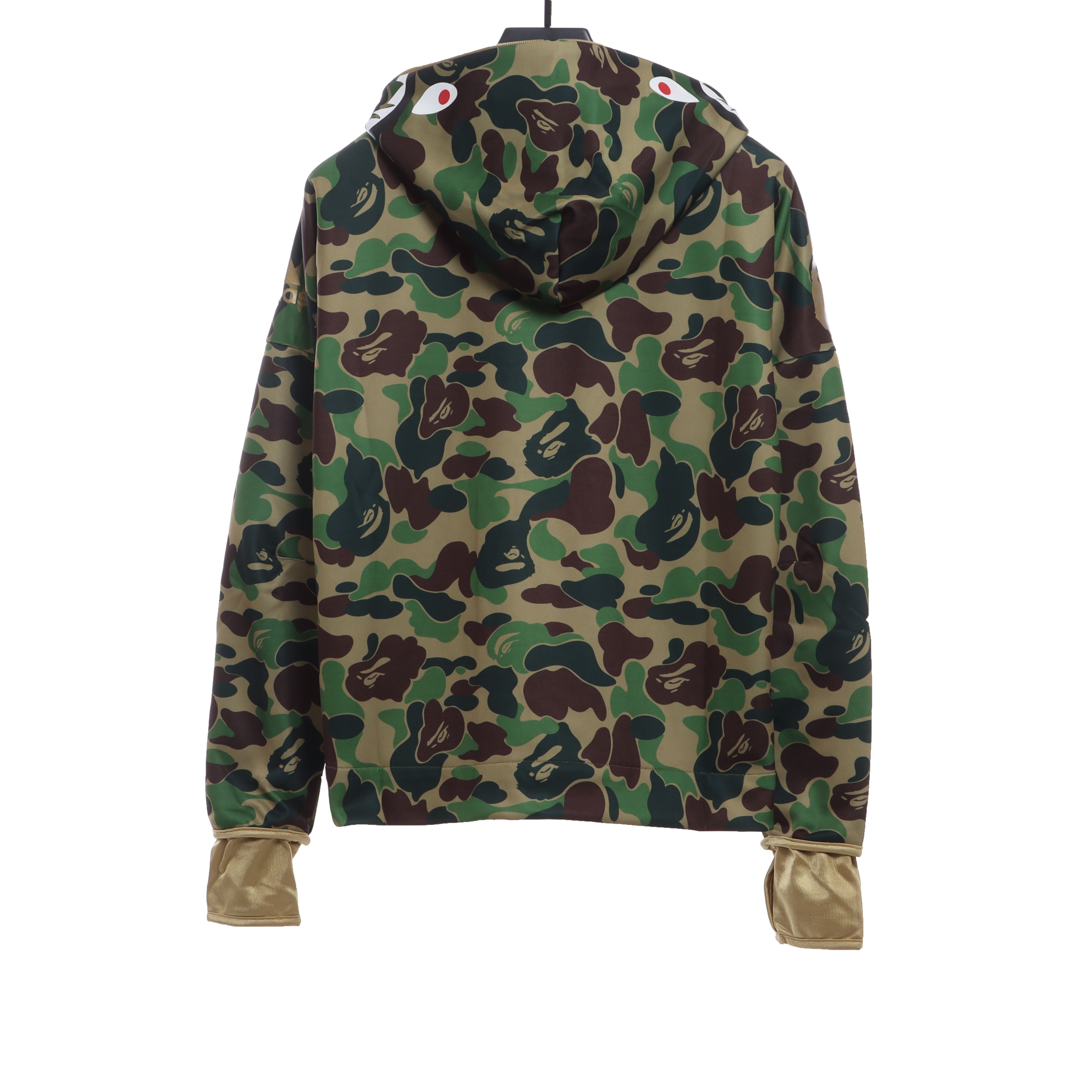 BAPE clover joint black camouflage shark jacket 1901