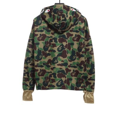 BAPE clover joint black camouflage shark jacket 1901 02