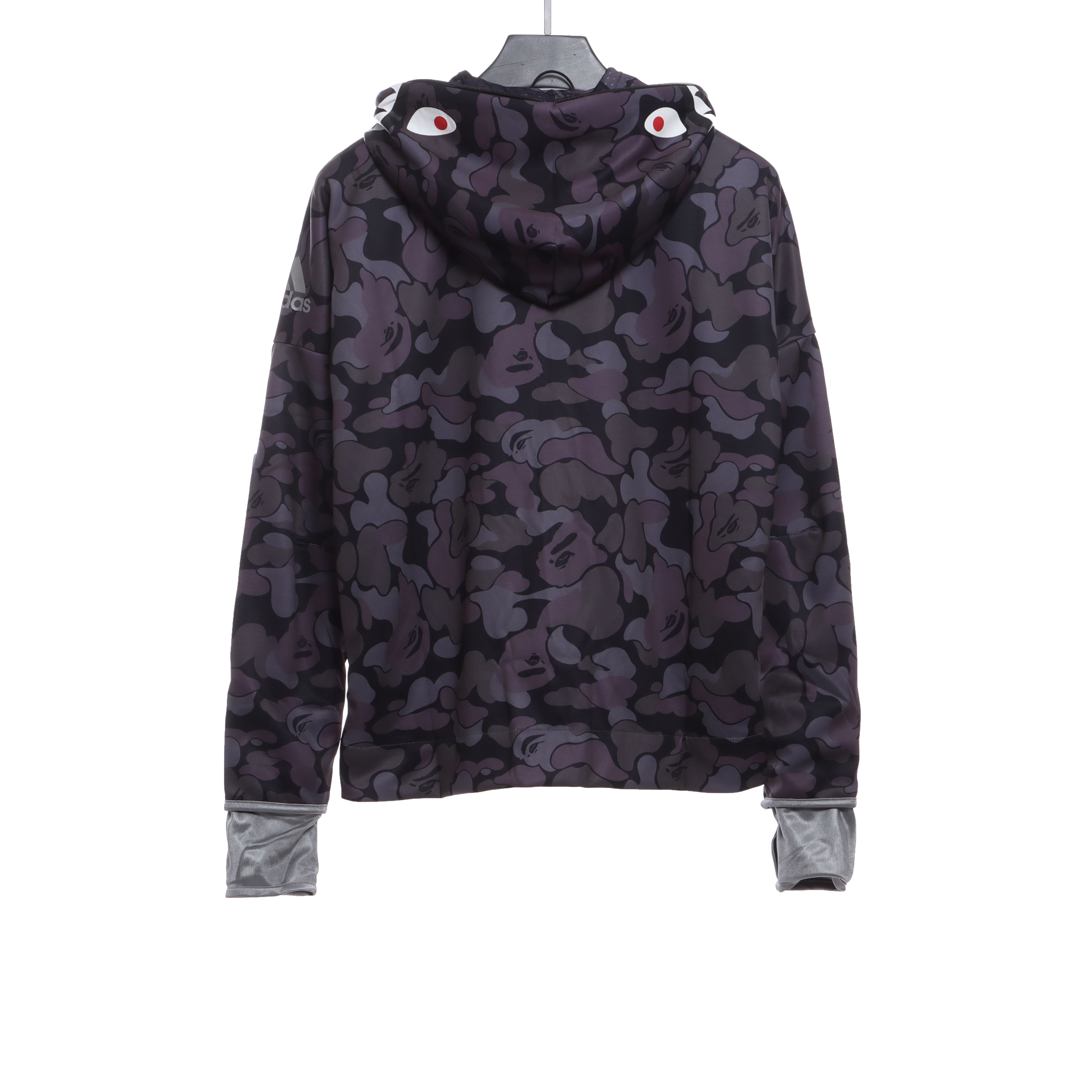 BAPE clover joint black camouflage shark jacket 1902