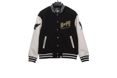BAPE joint owl baseball jacket 1902 01