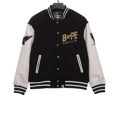 BAPE joint owl baseball jacket 1902 01