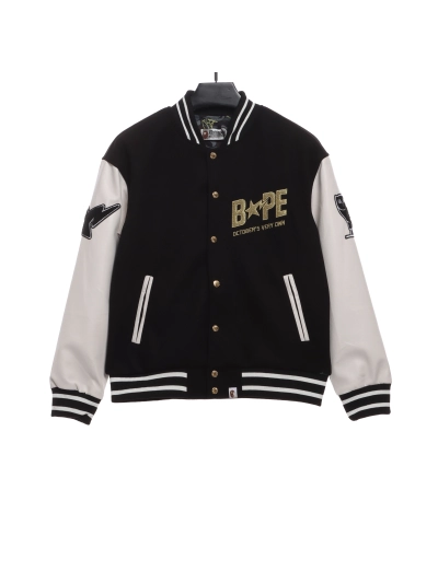 BAPE joint owl baseball jacket 1902 01