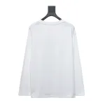  Calvin Klein CK basic casual round neck Long-Sleeve T-shirt white