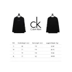 Calvin Klein CK chest small label Long-Sleeve T-shirt black
