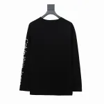  Calvin Klein CK chest small label Long-Sleeve T-shirt black