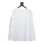  Calvin Klein CK chest small label Long-Sleeve T-shirt white