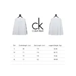  Calvin Klein CK chest small label Long-Sleeve T-shirt white