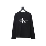Calvin Klein CK embroidered print long-sleeve T-shirt 1901