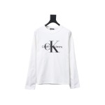 Calvin Klein CK embroidered print long-sleeve T-shirt 1902
