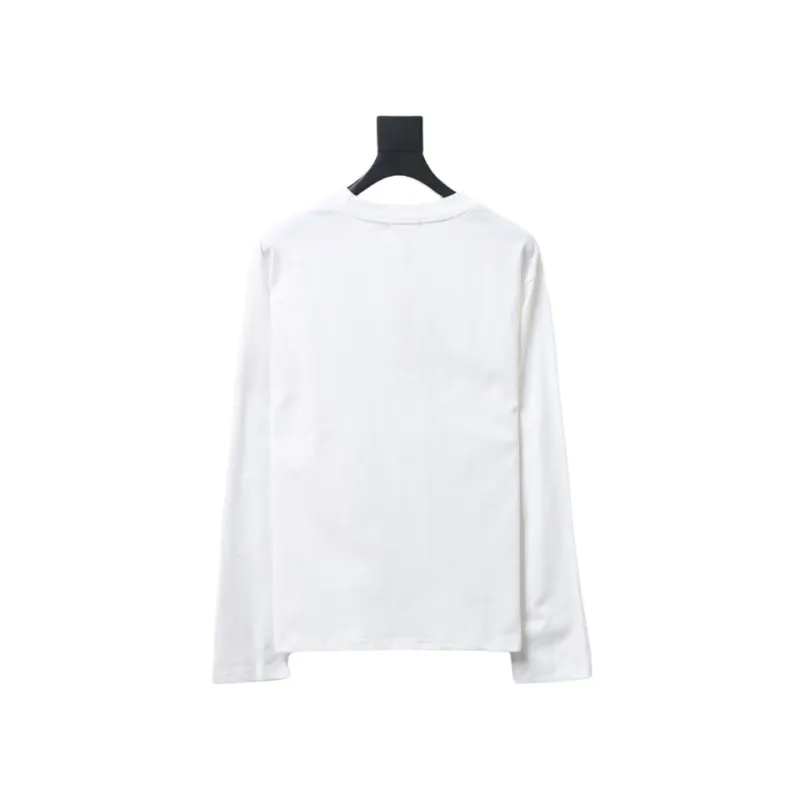  Calvin Klein CK embroidered print long-sleeve T-shirt 1902