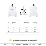  Calvin Klein CK embroidered print long-sleeve T-shirt 1902