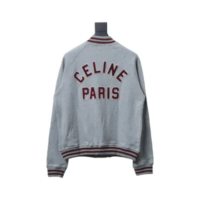 Celine 23FW letter baseball jacket 02