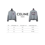  Celine 23FW letter baseball jacket