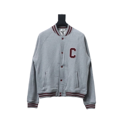 Celine 23FW letter baseball jacket 01