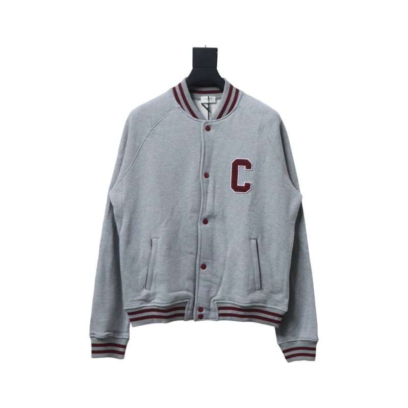  Celine 23FW letter baseball jacket