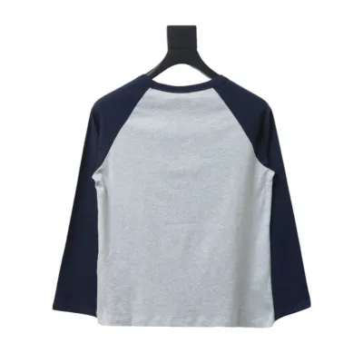 Celine 24FW flocked letter patchwork long-sleeve T-shirt 1901 02
