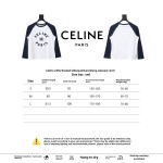 Celine 24FW flocked letter patchwork long-sleeve T-shirt 1902