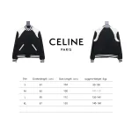  Celine 24Fw shoulder patchwork leather baseball jacket