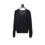  Celine 24FW small logo striped knitted cardigan Sweater