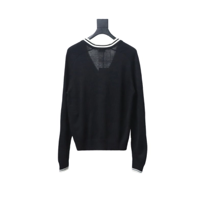 Celine 24FW small logo striped knitted cardigan Sweater 02