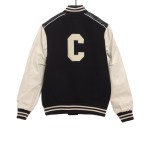 Celine C-word college style baseball jacket