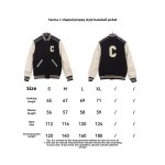 Celine C-word college style baseball jacket