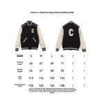  Celine C-word college style baseball jacket