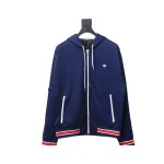  Celine CE 24SS double-sided plain webbing hooded jacket