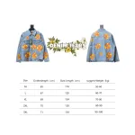 DENIM TEARS washed flame denim jacket 1901