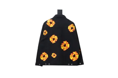 DENIM TEARS washed flame denim jacket 1902 02