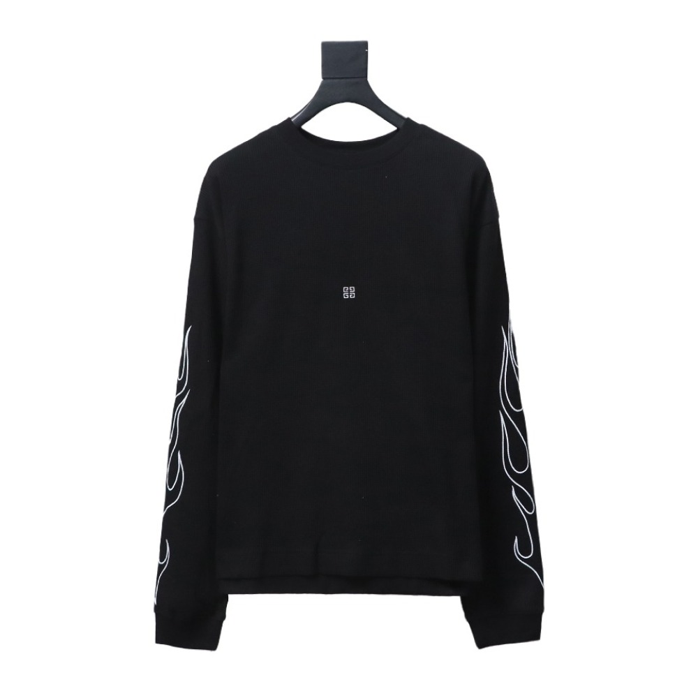 Givenchy 24SS Dragon Year Limited Waffle long-sleeve T-shirt 1901