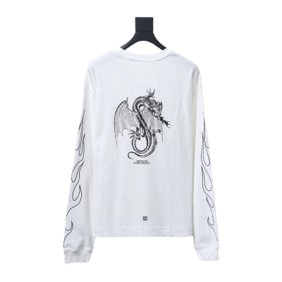 Givenchy 24SS Dragon Year Limited Waffle long-sleeve T-shirt 1902 02