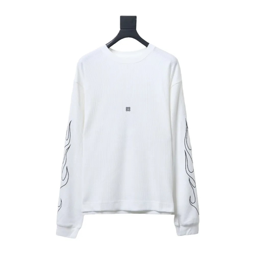  Givenchy 24SS Dragon Year Limited Waffle long-sleeve T-shirt 1902