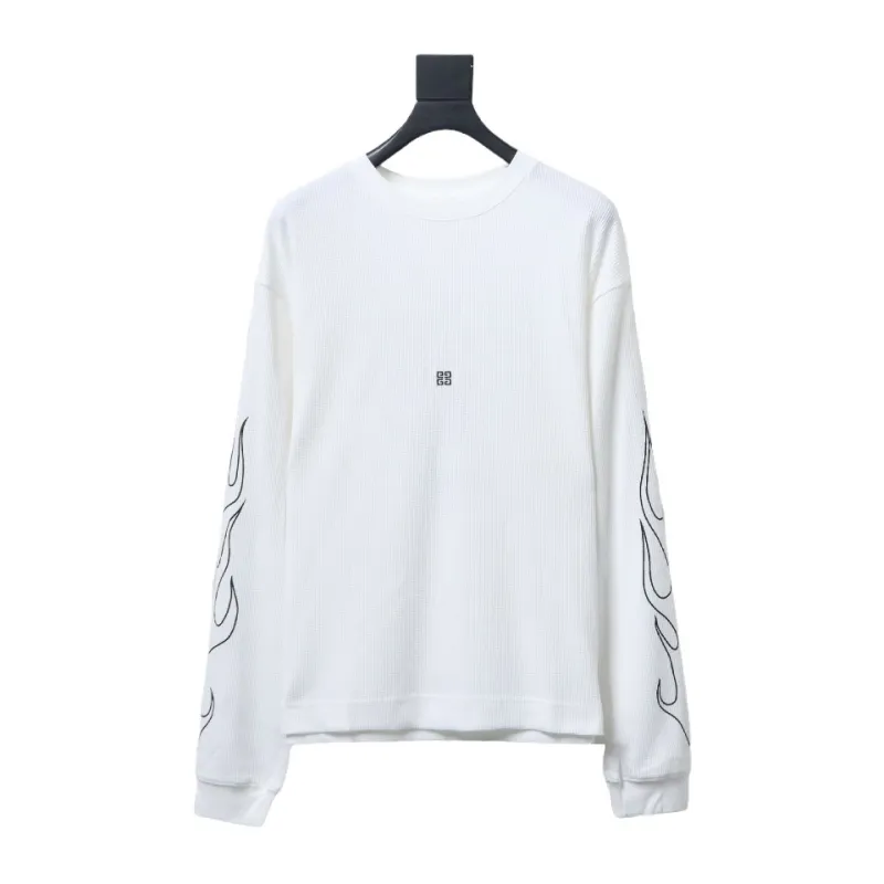 Givenchy 24SS Dragon Year Limited Waffle long-sleeve T-shirt 1902