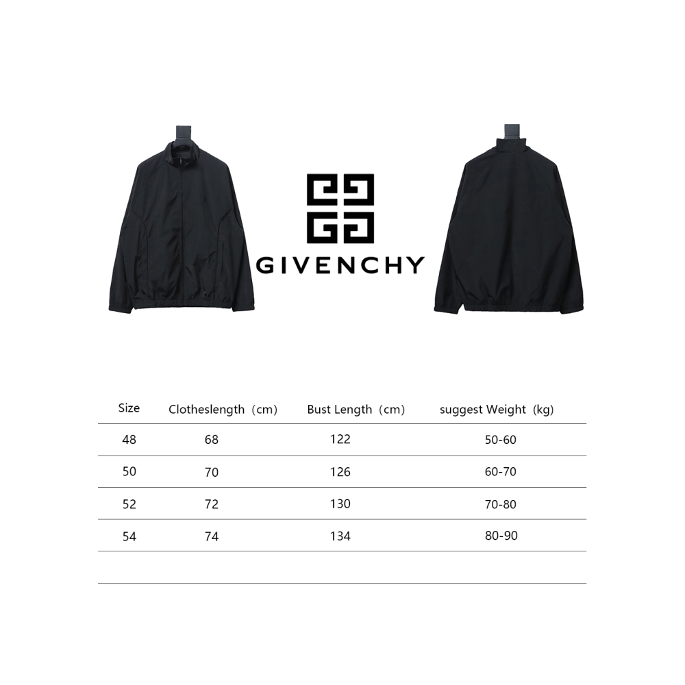  Givenchy 4G smiley face zipper jacket