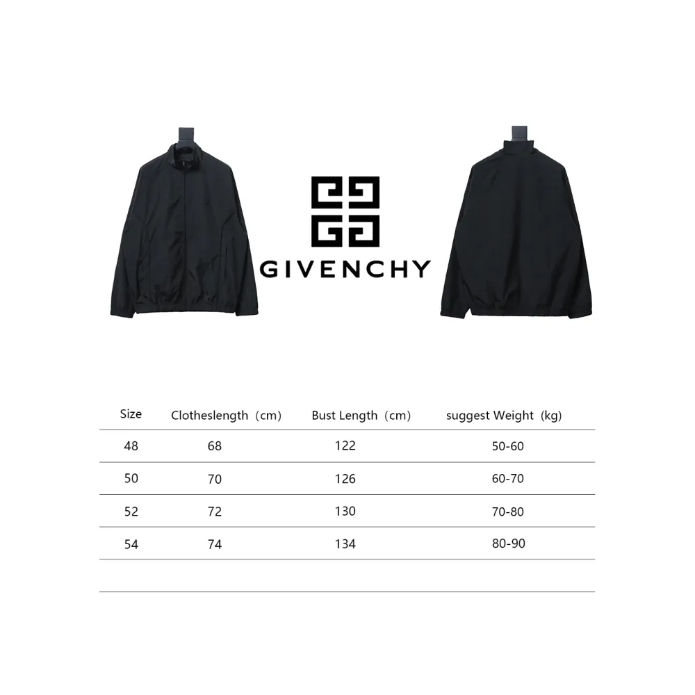  Givenchy 4G smiley face zipper jacket