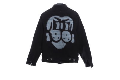 Givenchy co-branded CHITO dog head print denim jacket 02