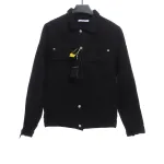  Givenchy co-branded CHITO dog head print denim jacket