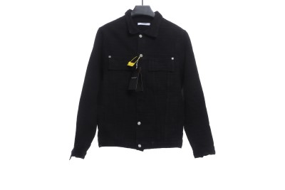 Givenchy co-branded CHITO dog head print denim jacket 01