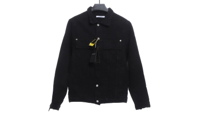 Givenchy co-branded CHITO dog head print denim jacket 01