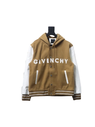 Givenchy three-dimensional sleeve hooded baseball jacket 1901 01