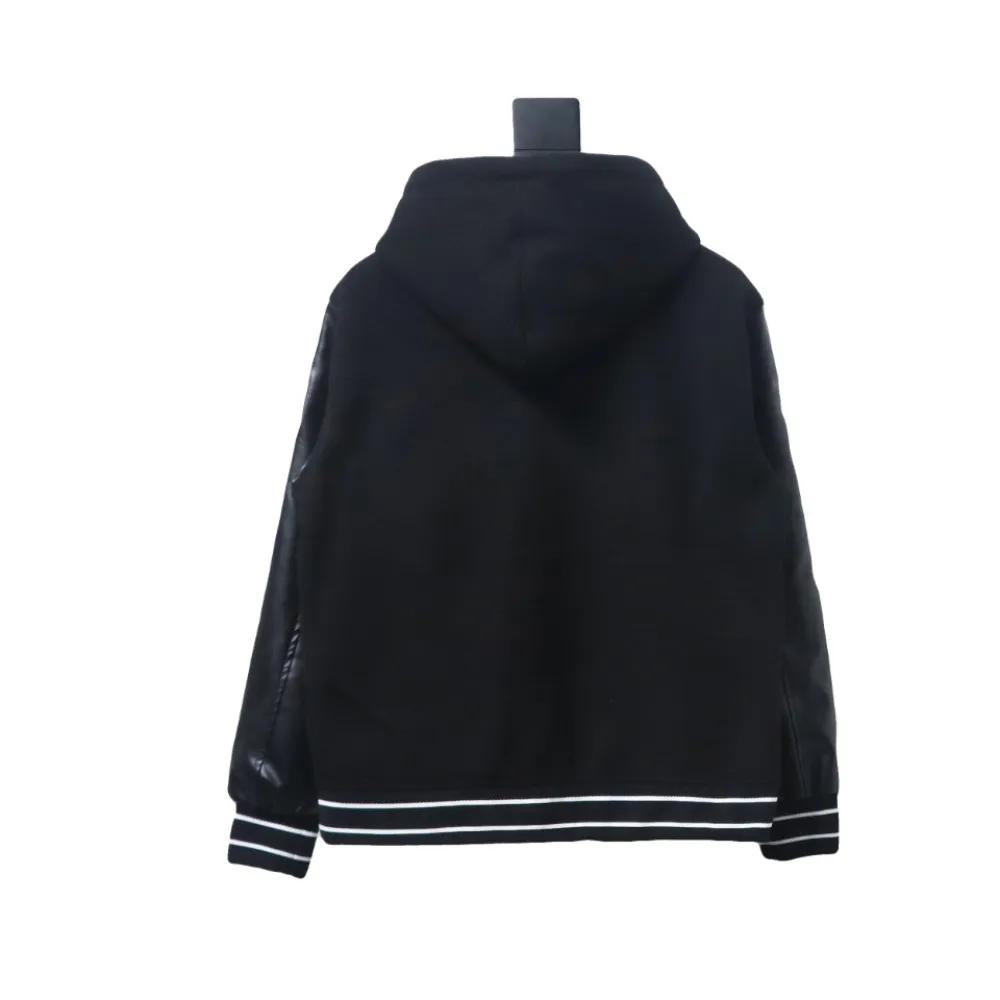  Givenchy three-dimensional sleeve hooded baseball jacket 1902