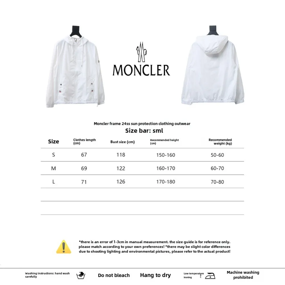  Moncler 24SS sun protection clothing jacket