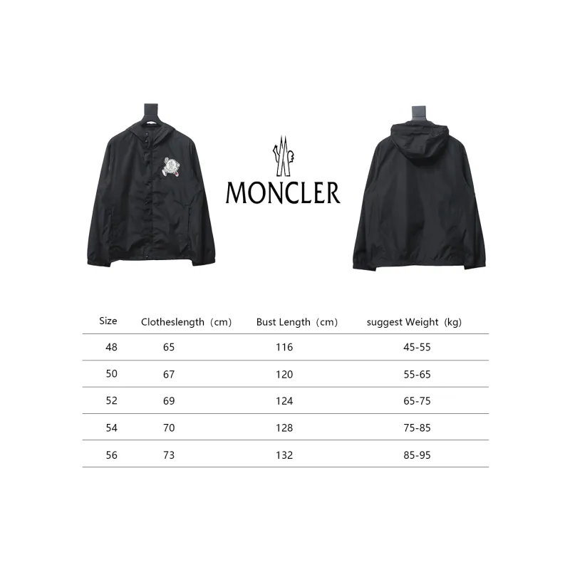  Moncler little man logo jacket