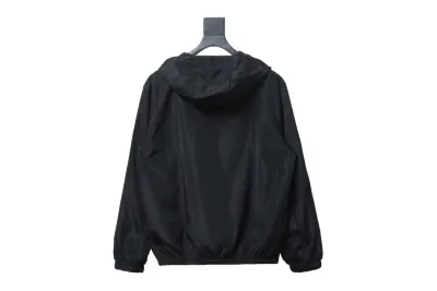 Moncler ss24 solid color embroidered sticker nylon drawstring zipper sun protection jacket jacket 02